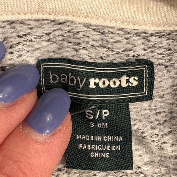 Roots Baby Organic Original Full Zip Hoodie size 3-6 months - Picture 4 of 5